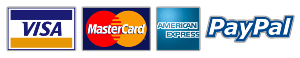 PayPal, Visa, Mastercard payments